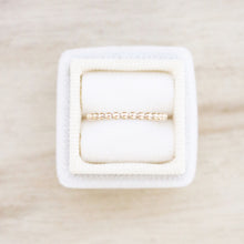 Load image into Gallery viewer, Beaded Stacking Ring | Gold or Silver