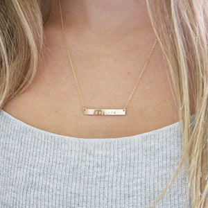 Name Bar Necklace | Gold or Silver