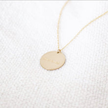 Load image into Gallery viewer, The Mama Disc Necklace | Gold or Silver