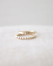 Load image into Gallery viewer, Hand Stamped Name Ring