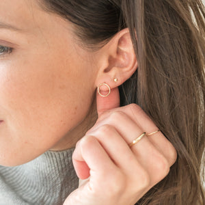 Olivia Stud Earrings | Gold or Silver