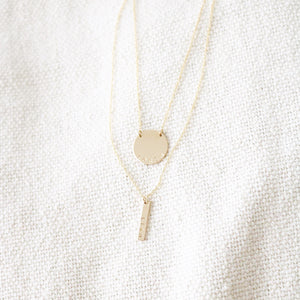 Lana Bar Necklace | Gold or Silver