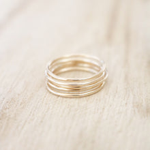 Load image into Gallery viewer, Ultra Thin Stacking Rings | Gold or Silver