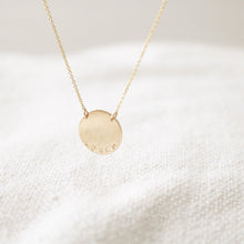 Load image into Gallery viewer, Mini Emma Disc Necklace | Gold or Silver