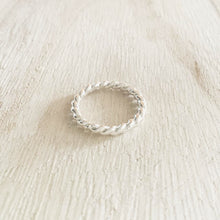 Load image into Gallery viewer, Chunky Twisted Stacking Ring