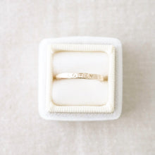 Load image into Gallery viewer, Hand Stamped Name Ring