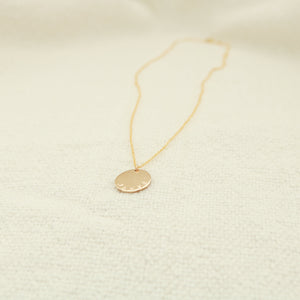 Mini Julia Disc Necklace | Gold or Silver
