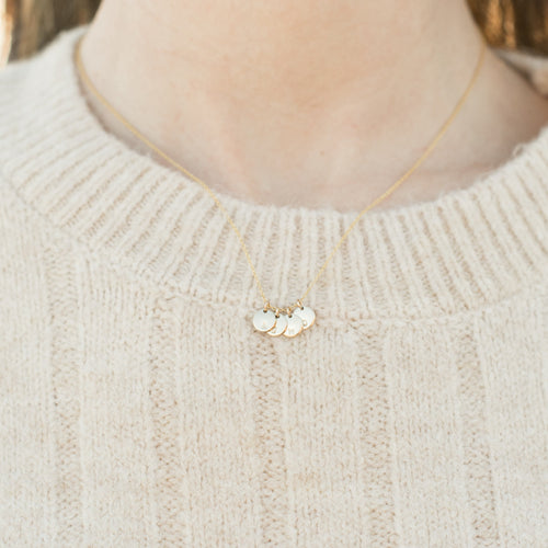 Nora Charm Disc Necklace