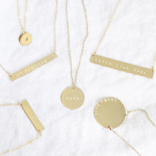 Load image into Gallery viewer, Name Bar Necklace