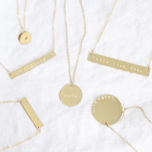 Name Bar Necklace
