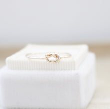 Load image into Gallery viewer, Skinny Knot Ring | Gold or Silver