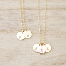 Load image into Gallery viewer, Double Initial Necklace