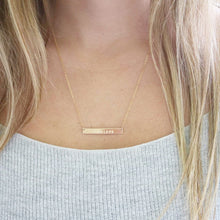 Load image into Gallery viewer, Name Bar Necklace | Gold or Silver