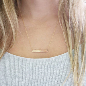 Name Bar Necklace