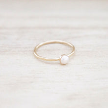 Load image into Gallery viewer, Tiny Pearl Ring