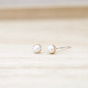 Tiny Pearl Earrings
