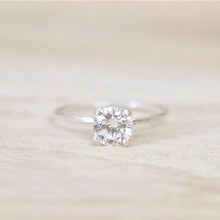 Load image into Gallery viewer, Sutton Solitaire Ring | Gold or Silver