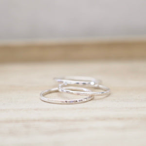 Perfect Stacking Rings Set of Three | Silver