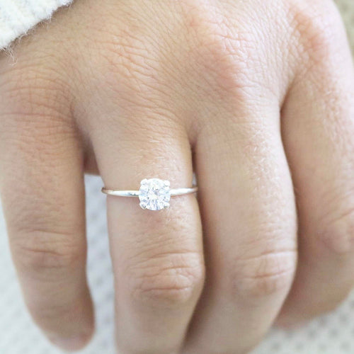 Jess Solitaire Ring