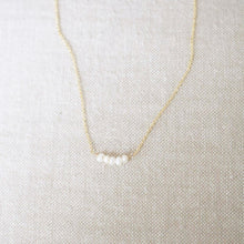 Load image into Gallery viewer, Mini Leanor Bar Necklace | Gold or Silver