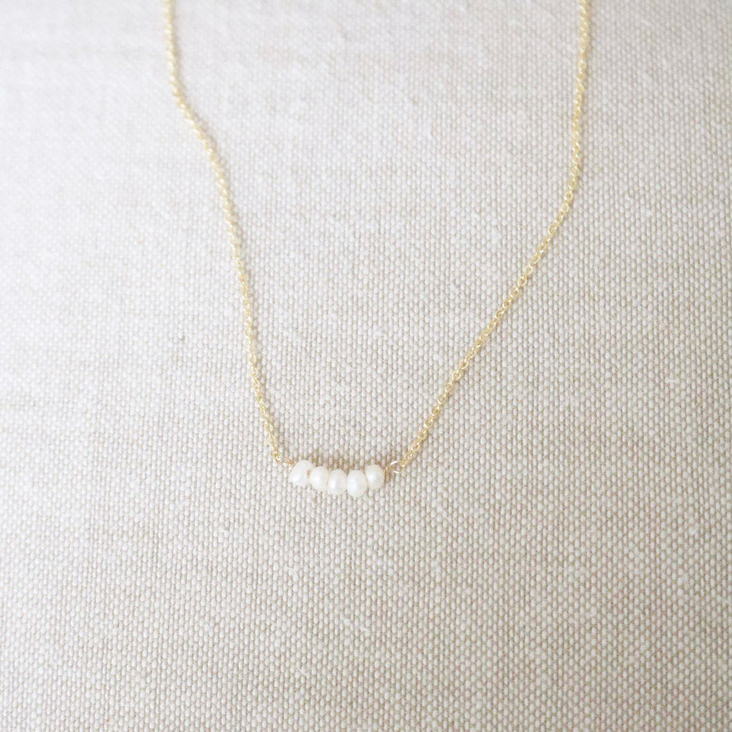 Mini Leanor Bar Necklace | Gold or Silver