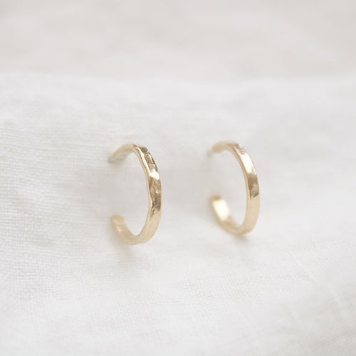 Tiny Pearl Earrings  Gold or Silver – Shop Callie Jewelry