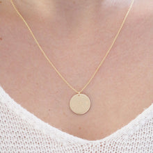 Load image into Gallery viewer, Coordinates Disc Necklace | Gold or Silver