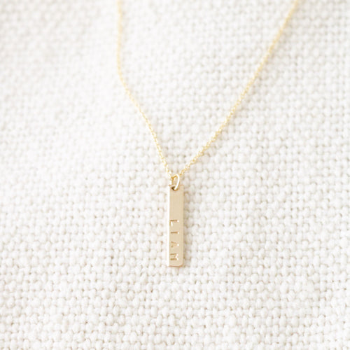 Lana Bar Necklace | Gold or Silver