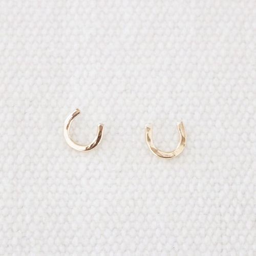 Tiny Pearl Earrings  Gold or Silver – Shop Callie Jewelry