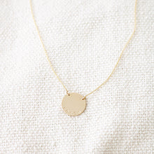 Load image into Gallery viewer, Mini Emma Disc Necklace | Gold or Silver