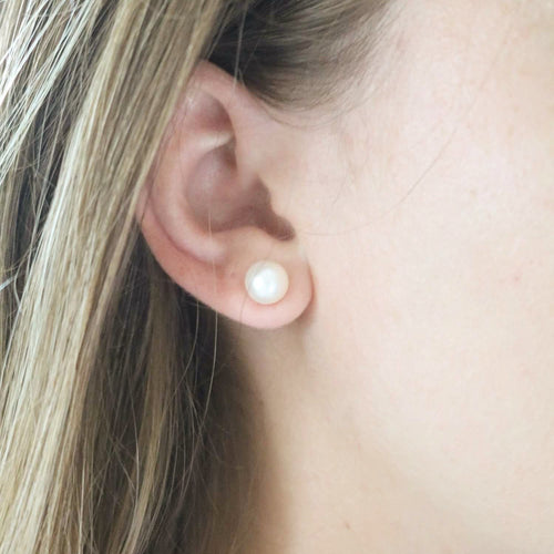 Perfect Pearl Stud Earrings