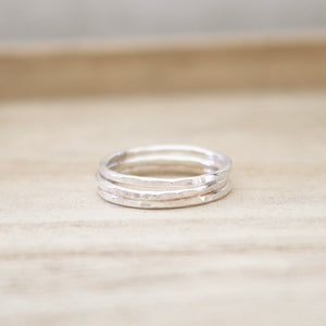 Perfect Stacking Rings Set of Three | Silver
