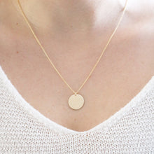 Load image into Gallery viewer, Coordinates Disc Necklace | Gold or Silver