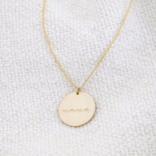 Load image into Gallery viewer, The Mama Disc Necklace | Gold or Silver