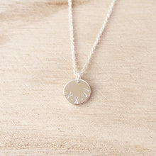 Load image into Gallery viewer, Roman Numeral Disc Necklace | Gold or Silver